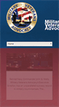 Mobile Screenshot of militaryveteransadvocacy.org